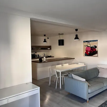 Apartment Center With Parking Space